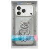 Etui Nimmy Lucky Fashion Cat MagSafe do  iPhone 17 Pro szary